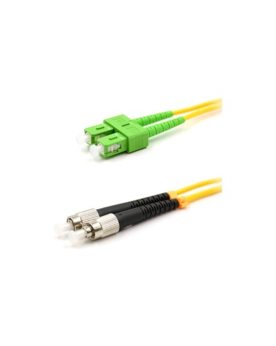 Патч-корд оптический переходной (SM), 9/125 (OS2), SC/APC-FC/UPC, (Duplex), PVC, 5м REXANT 50-2857-1 в Октябрьском Патч-корды оптические Pintop.ru