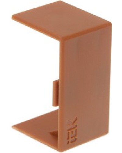ELECOR Соединитель на стык КМС 16х16 дуб (4шт/компл) IEK (EL-KK10D-S-016-016-K11) в Октябрьском Аксессуары для кабель-канала Pintop.ru