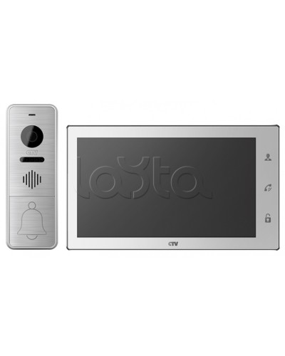 Комплектвидеодомофона CTV-DP4706AHD (белый) в Октябрьском Комплекты домофонов Pintop.ru