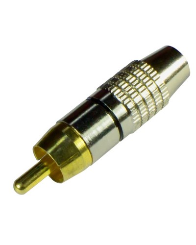 РАЗЪЕМ TS RCA штекер под винт, металл Tantos в Октябрьском Коннекторы Pintop.ru