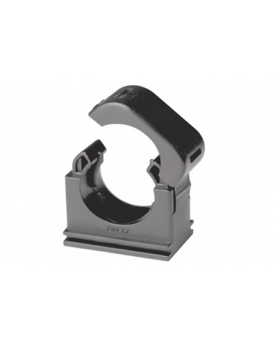 Держатель с крышкой DN 10 мм, полиамид, цвет чёрный DKC PASW10N в Октябрьском Держатели, клипсы, скобы Pintop.ru