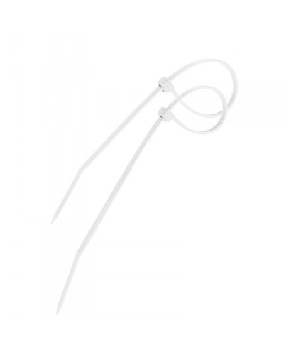 Стяжка 150х3 мм нейлоновая белый (100шт/уп) PROCONNECT 57-0150 в Октябрьском Стяжки-хомуты Pintop.ru