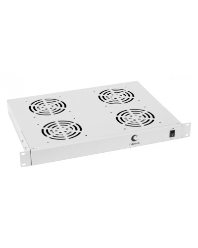 Панель вентиляционная с 4 вентиляторами Cabeus JG03 в Октябрьском Вентиляторные модули Pintop.ru