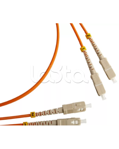 Патч-корд оптический LANMASTER LAN-SC-SC/SU-0.5 в Октябрьском Патч-корды и пигтейлы Pintop.ru