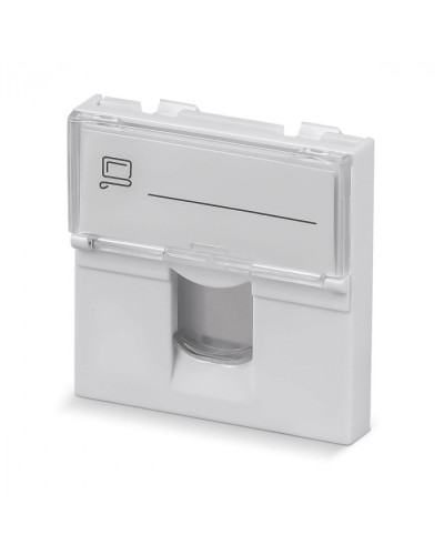 Вставка 45x45 (Mosaic) для 1 модуля формата Keystone Jack (арт.078604) Cabeus (FP-L-45-1M) в Октябрьском Модули Keystone Pintop.ru