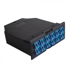 MPO кассета OS2, для LAN-FRM-PP-STP/1U, 24xLC, тип B, черная LANMASTER (LAN-FRM-IN-2MB-24LC/OS2)