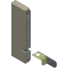 Замок электромагнитный малогабаритный Aler AL-250UZ-D