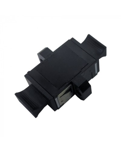 Адаптер оптический MPO тип B (Key-up/Key-up), с фланцами, черный LANMASTER (LAN-MPO-BM-MM) в Октябрьском Проходные адаптеры и розетки оптические Pintop.ru