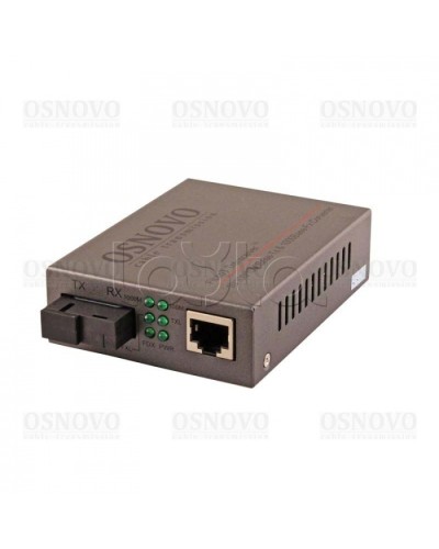 Медиаконвертер Gigabit Ethernet OSNOVO OMC-1000-11S5a в Октябрьском Медиаконвертеры Pintop.ru