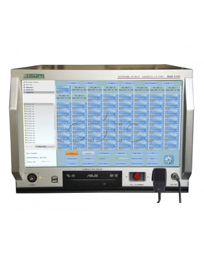 Блок управления центральный DSPPA MAG-6182 в Октябрьском Система оповещения и трансляции Dsppa Pintop.ru