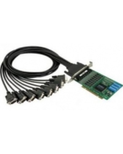 Плата 8-портовая RS-232/422/485 для шины Universal PCI Moxa CP-118U в Октябрьском Сетевые карты Pintop.ru