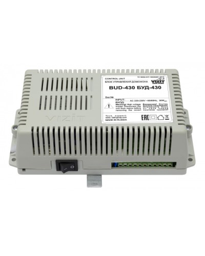 Блок управления Vizit БУД-430S в Октябрьском Блоки управления многоабонентные Pintop.ru