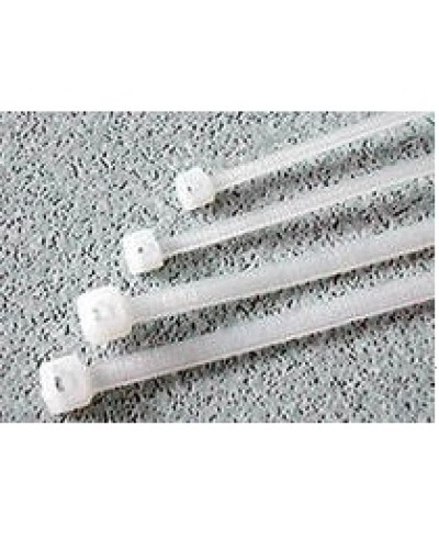 Хомут-стяжка нейлоновый, неоткрывающийся, 250х3.6 мм, белые Hyperline GT-250IC (100 шт/уп) в Октябрьском Стяжки-хомуты Pintop.ru