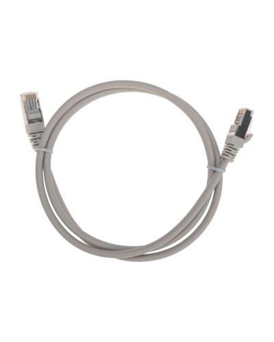 Патч-корд F/UTP, CAT 5e, RJ45-RJ45, 26AWG, LSZH, серый, 1м REXANT 02-0110-1 в Октябрьском Патчкорды (медные) Pintop.ru