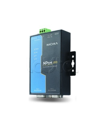 Сервер 2-портовый RS-232/422/485 в Ethernet Moxa NPort 5250A в Октябрьском Дополнительное оборудование для ОПС Pintop.ru