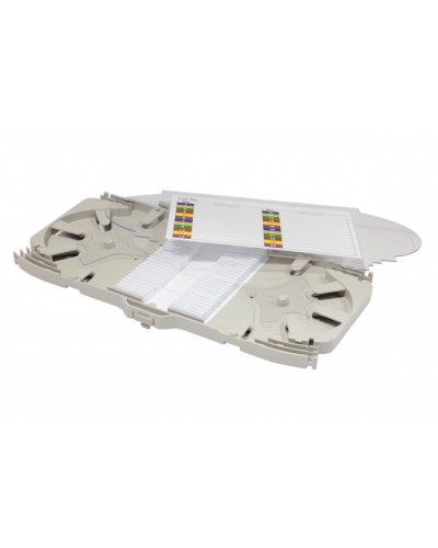 Сплайс-кассета на 24 (48) соединения, пластик Eurolan 33B-03-24GY в Октябрьском Кроссы оптические Pintop.ru