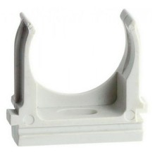 Держатель (клипса) для гофрированной или жесткой гладкой трубы D25 мм (10 шт/уп) Экопласт 41725-10