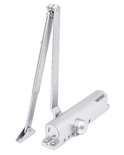 Доводчик NOTEDO DC-030-130 EN2-5, с рычажной тягой, DA+BC, (белый) в Октябрьском Доводчики Pintop.ru