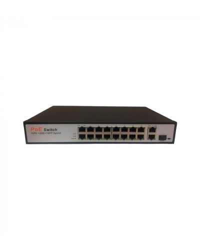POE коммутатор True IP Systems TI-216P в Октябрьском Коммутаторы Pintop.ru