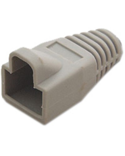 Колпачок изолирующий для разъемов RJ-45 серый (10шт.) Hyperline BOOT-GY-10 в Октябрьском Коннекторы и разъемы Pintop.ru