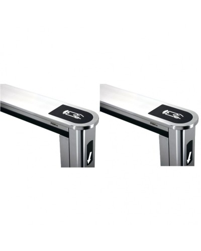 Комплект крышек (2 шт)из нержавеющей стали для турникета PERCo-STC-01S в Октябрьском Ограждения Pintop.ru