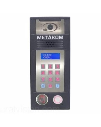 Многоабонентый антивандальный блок вызова со встроенной гибридной видеокамерой Метаком MК2018-TMRFGVH в Октябрьском Блоки вызова многоабонентные Pintop.ru