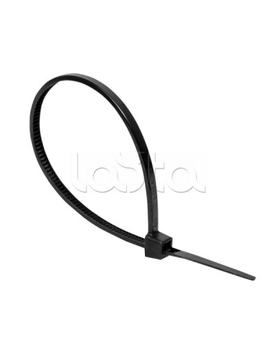 Хомут P6.6 стандартный (ч), 3.6x370 (100шт) FlexLock PROxima EKF (plc-fl-ctsb-3.6x370) в Октябрьском Стяжки-хомуты Pintop.ru