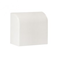 Заглушка (40х25) (4 шт) белая EKF-Plast (ecw-40-25x4)