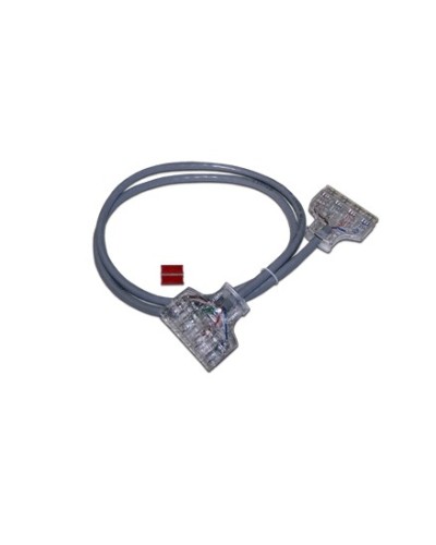 Патч-корд 110 тип - 110 тип, 1 пара, категория 6, 1.5 м, серый LANMASTER LAN-P4-P4-1.5/6 в Октябрьском Патч-корды и пигтейлы Pintop.ru