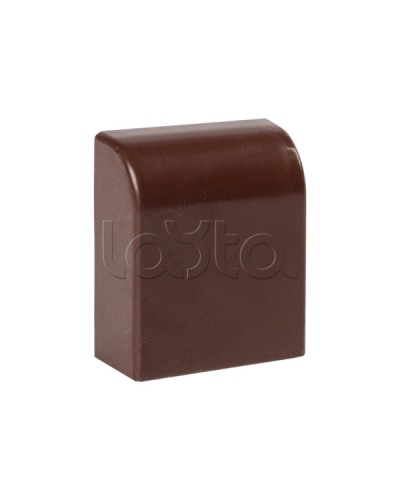 Заглушка (20х10) (4 шт) темное дерево EKF-Plast (ecd-20-10x4) в Октябрьском Аксессуары для кабель-канала Pintop.ru