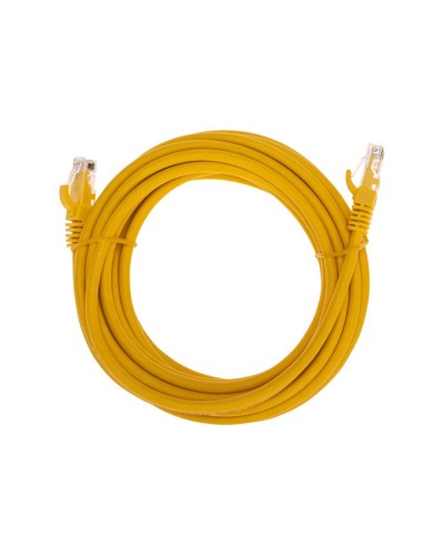 Патч-корд U/UTP, CAT 6, RJ45-RJ45, 26AWG, LSZH, желтый, 5м REXANT 02-0295-5 в Октябрьском Патчкорды (медные) Pintop.ru
