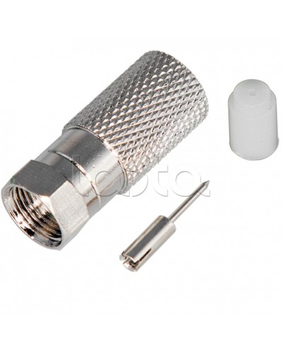 Разъем F-Разъем RG-11 (с пином) (50шт/уп) REXANT 05-4007 в Октябрьском Коннекторы Pintop.ru