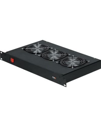 Панель вентиляционная с 3 вентиляторами TLK TLK-VP3/BK в Октябрьском Вентиляторные модули Pintop.ru