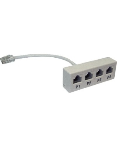 Y-адаптер 4 параллельных порта TWT TWT-Y-1P4 в Октябрьском Проходные адаптеры Pintop.ru
