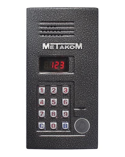 Блок вызова домофона Метаком MK2012-RFEV в Октябрьском Блоки вызова многоабонентные Pintop.ru