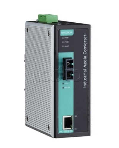 Медиаконвертер Ethernet 10/100BaseTX в 100BaseFX (SC) Moxa IMC-101-S-SC-T в Октябрьском Дополнительное оборудование для ОПС Pintop.ru