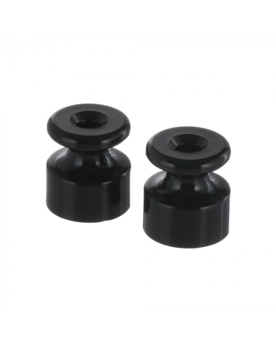 Фиксатор кабеля (изолятор)для внешней проводки кабеля (черный) LK Vintage (5шт) (888308-5) в Октябрьском Держатели, клипсы, скобы Pintop.ru