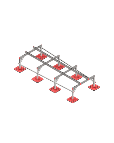 Опорная конструкция для установки оборудования TECHNORAPTOR FOOT 1200х3000 тип 3 HD КМ-профиль (KM-TR-F-SSEI-1200-3000-3 HD) в Октябрьском Системы видеонаблюдения Pintop.ru