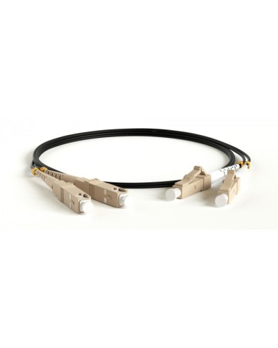 Патч-корд волоконно-оптический Hyperline FC-D2-50-SC/PR-SC/PR-H-25M-LSZH-BK в Октябрьском Патч-корды оптические Pintop.ru