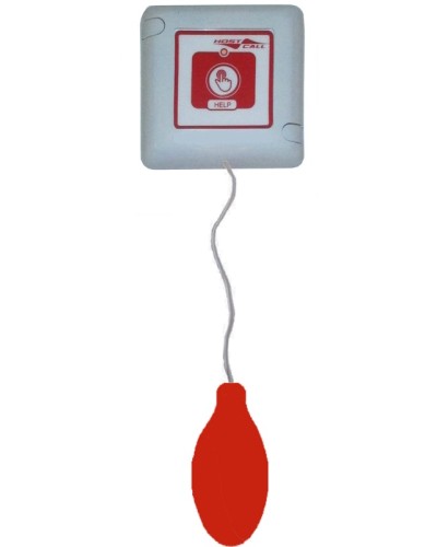 Пневмокнопка вызова влагозащищенная со шнуром Hostcall MP-435W2 в Октябрьском Система оповещения и трансляции Hostcall Pintop.ru