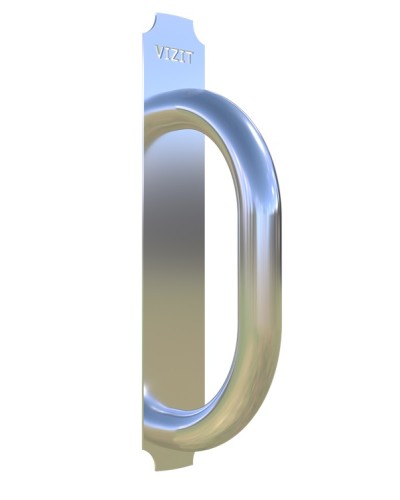 Дверная ручка наружная с декоративной накладкой Vizit PC-101-VIZIT в Октябрьском Аксессуары для многоабонентных систем Pintop.ru