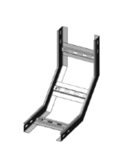 Угол вертикальный внутренний 90° 200х80 (1,2) для лестничного лотка ПожТехКабель (650-913) в Октябрьском Кабельные лотки Pintop.ru