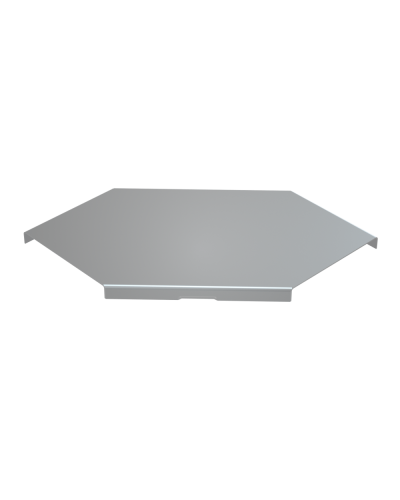 Крышка горизонтального угла 90 гр. 400 мм КМ-Профиль (KGL90-400) в Октябрьском Аксессуары для лотков Pintop.ru