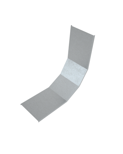 Крышка лестничного вертикального внутреннего угла 90 гр. 700 мм КМ-профиль (KLNL90-700) в Октябрьском Аксессуары для лотков Pintop.ru