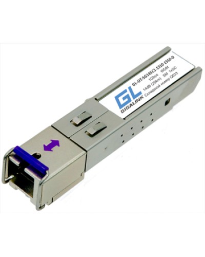 Модуль SFP Gigalink GL-OT-SG14SC1-1310-1550-D в Октябрьском Модули SFP/XFP/GBIC Pintop.ru