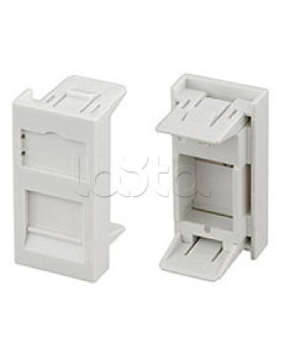 Вставка для 1 модуля формата Keystone Jack Hyperline SIP2-1K-M45-22.5 в Октябрьском Модули Keystone Pintop.ru