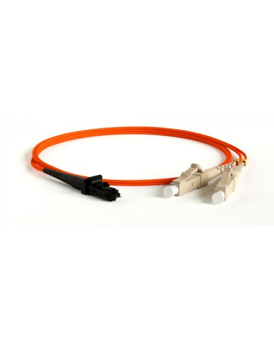 Патч-корд волоконно-оптический Hyperline FC-D2-50-LC/PR-MTRJM/PR-H-10M-LSZH-OR в Октябрьском Патч-корды оптические Pintop.ru