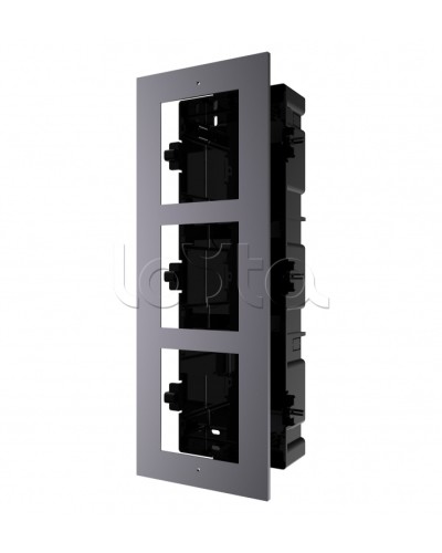 Рамка для врезного монтажа на 3 модуля CTV-IP-UF3F в Октябрьском Аксессуары для IP домофонов Pintop.ru