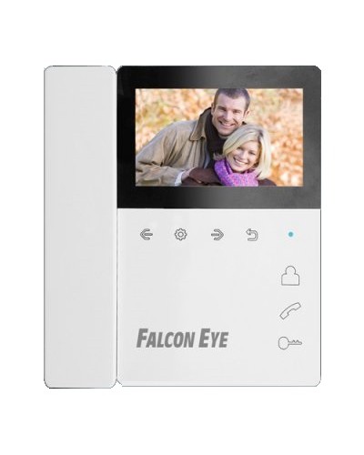 Монитор цветного видеодомофона с трубкой на магните Falcon Eye Lira в Октябрьском Вызывные видеопанели малоабонентные Pintop.ru