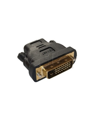 Переходник штекер DVI - гнездо HDMI GOLD (10шт/уп) REXANT 17-6811 в Октябрьском Проходные адаптеры Pintop.ru